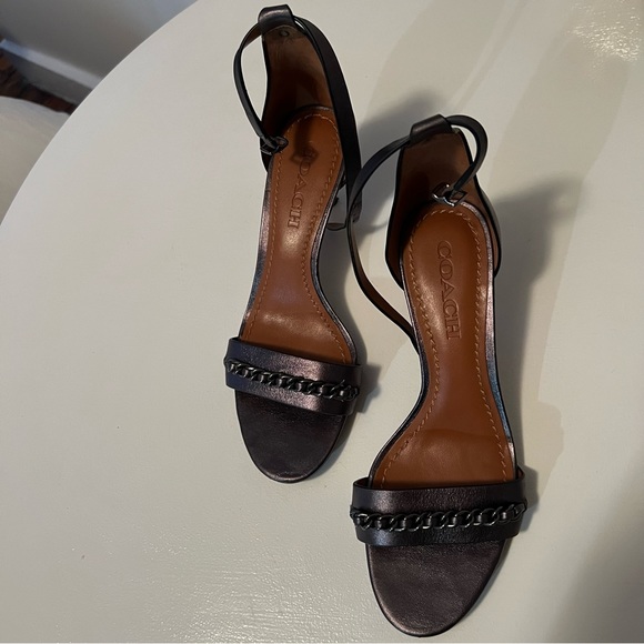 Coach Kitten Heels Ankle Strap - Picture 8 of 8